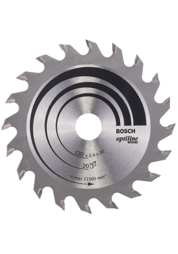 Bosch Optiline Wood 130 X 20/16 MM 20 Diş Daire Testere Bıçağı ...