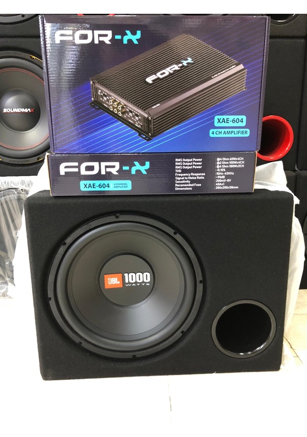 Jbl Cs1214 Paket 30cm 1000wat Subwoofer Forx 4 Kanallı Anfi Fiyatları