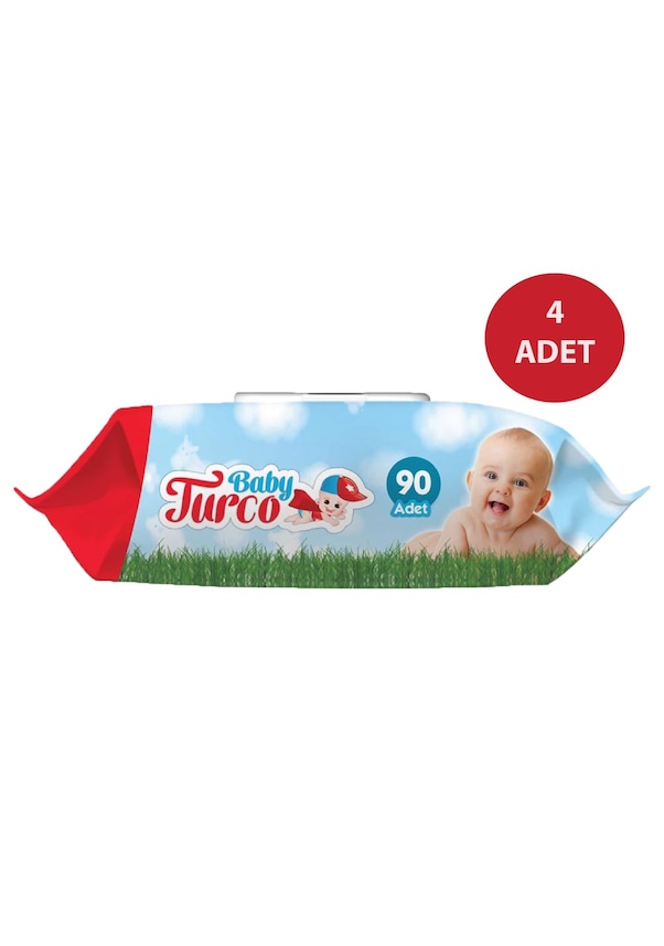 Baby Turco Islak Havlu 4 x 90’lı Baby Turco Islak Havlu 4 x 90’lı