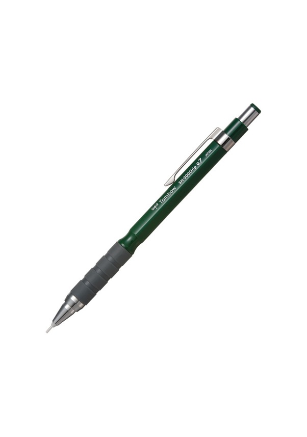 Tombow SH-300 Grip Druckbleistift Set – 0,7 Mm, Mit Radierer & Spitzer, Schwarz