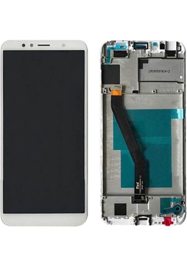 Kit Écran Complet Pour Huawei Y6 2018 (ATU-L11) - Vitre Tactile + LCD + Châssis Blanc + Outils - Neuf