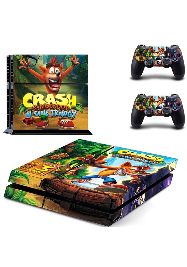 Crash Bandicoot Playstation 4 Fat Sticker Kaplama Cb03 Fiyatları ve