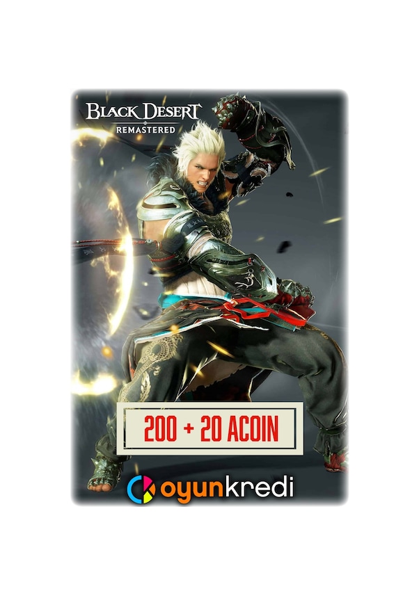 Black Desert Online 200 Acoin 20 Bonus (562701361)