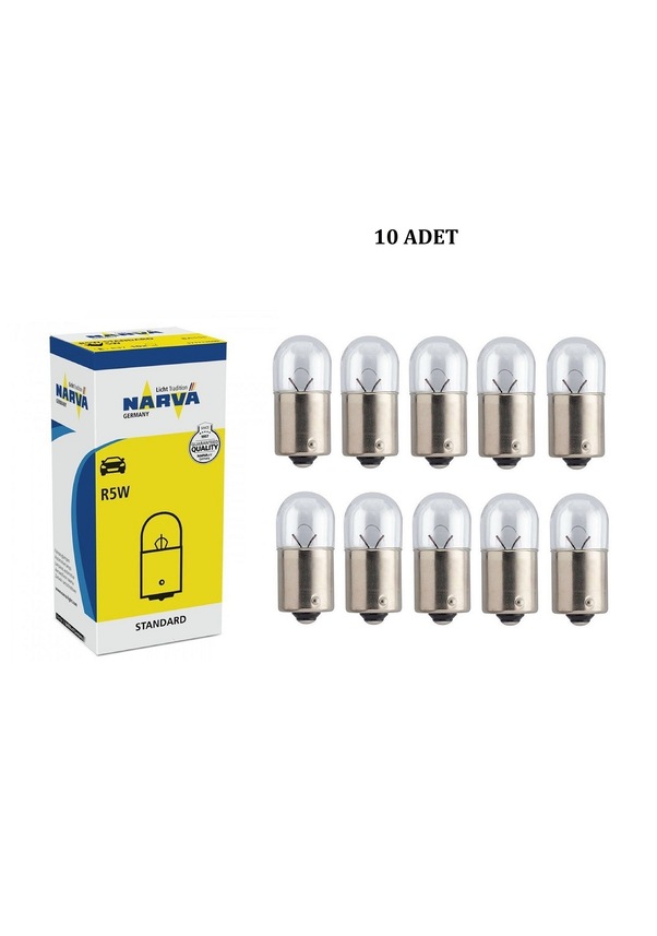 ON ADET R5W NARVA 17171 12V. 5W. ( 67 ) AMPUL Fiyatları ve Özellikleri