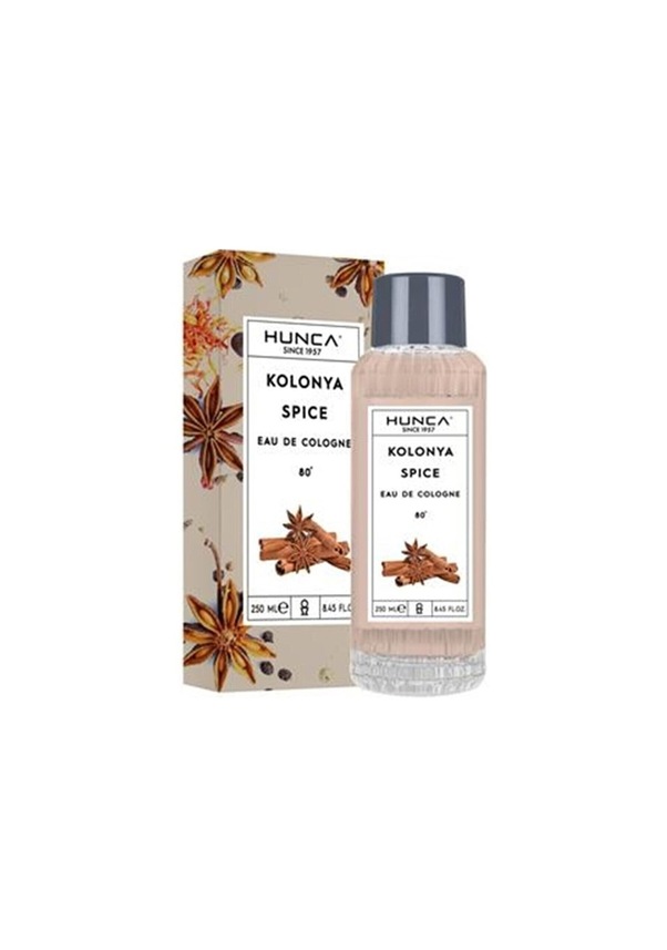 Hunca Spice 80 Derece Tarçın EDC Kolonya Cam Şişe 250 ML ZV7506 Hunca Spice 80 Derece Tarçın EDC Kolonya Cam Şişe 250 ML ZV7506
