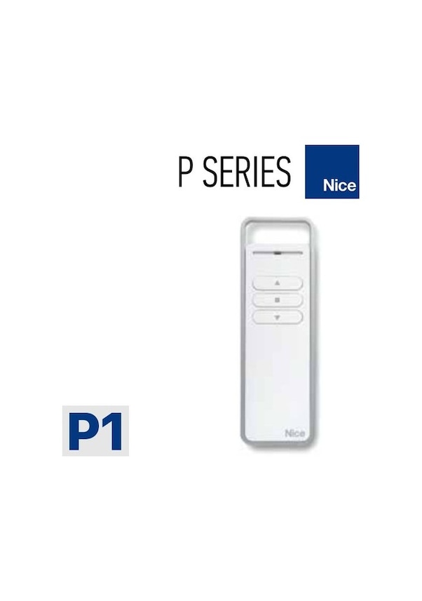Resim Nice Way P Serisi Panjur Kumandası - 1 Kanal 