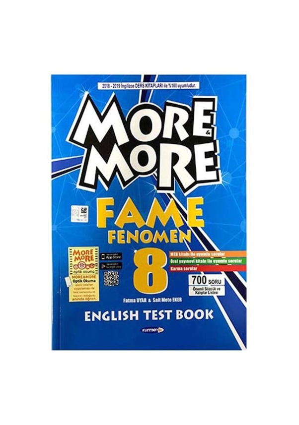 8 Sınıf New More More Englısh Fame Fenomen Testbook Kurmay Yay ...