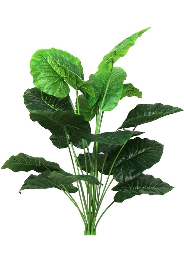 Pothos Yeşil Yapay Salon Çiçeği Saksıda18 Dal 75 cm OE8146