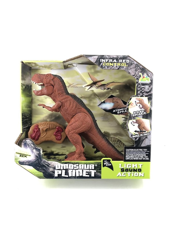 Oyuncak Uzaktan Kumandalı Sesli Yürüyen Trex Dinozor Dinazor