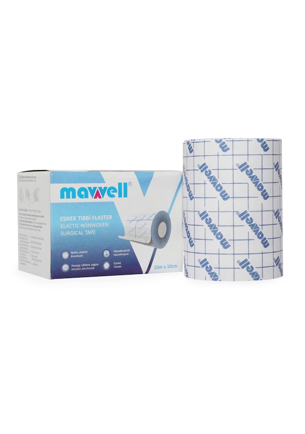 Mavvell Fix Esnek Flaster Sabitleme Bandı 10 M x 10 CM 10 Adet Mavvell Fix Esnek Flaster Sabitleme Bandı 10 M x 10 CM 10 Adet