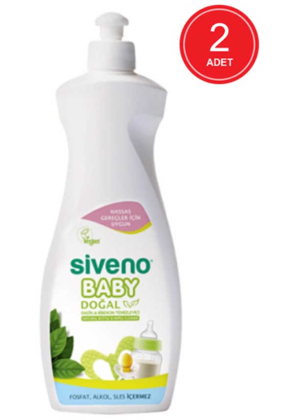 Siveno Baby Doğal Emzik ve Biberon Temizleyici 2 x 500 ML