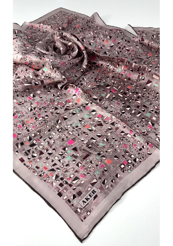 Resim Aker Sura İpek Eşarp -7977701-331 Pudra 