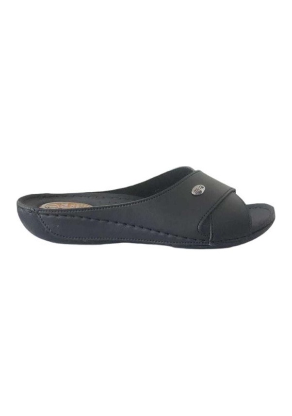 Resim Muya Yara 32251-430 Topuk Jelli Anatomik Taban Kadın Terlik Siyah 