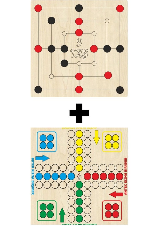 9 Taş / Akıl Oyunları - Traditional Turkish Strategy Board Game (Nine Stones Game)