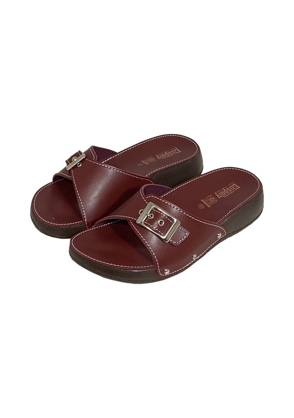 Resim Elispoly 13024 Bordo Anatomik Kadın Anne Terlik-Bordo 