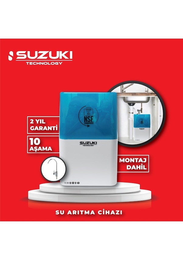 Resim 10 Aşamalı Su Arıtma Cihazı - Ücretsiz Montaj 