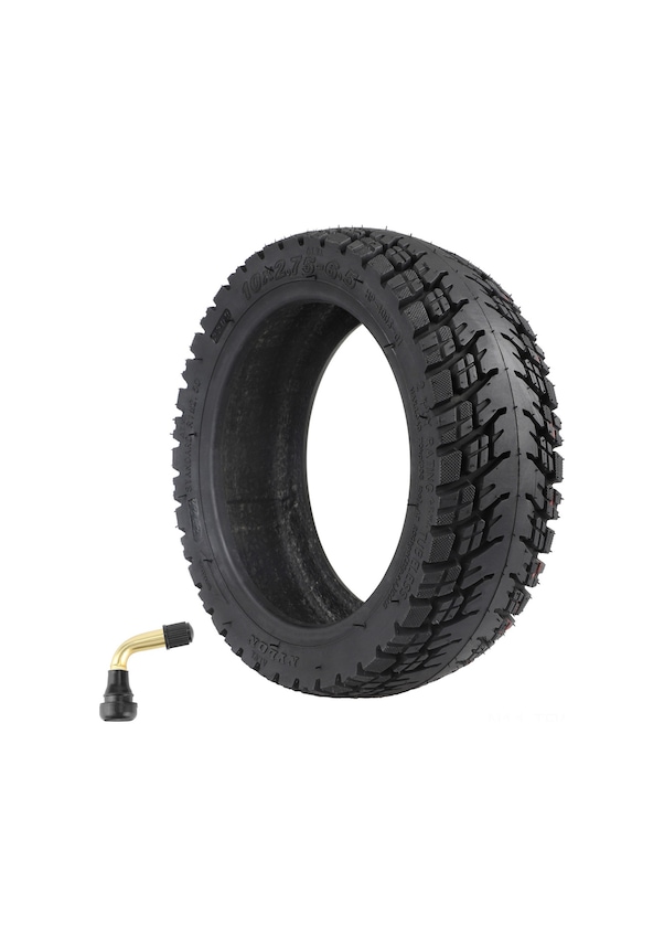 SYACHI 10 x 2,75 – 6,5 cm, per scooter elettrico, pneumatici per Speedway 5 Dualtron 3, resistente all'abrasione e antiscivolo (2 pezzi