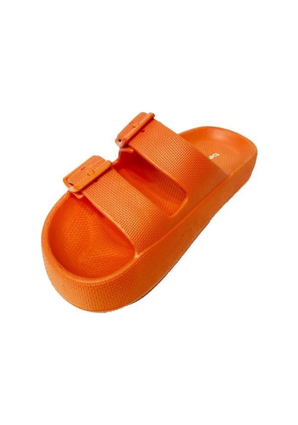Resim Akınal E282-24 Ortopedik Suya Dayanıklı Kadın Terlik 36-40 Pastel Turuncu Turuncu 