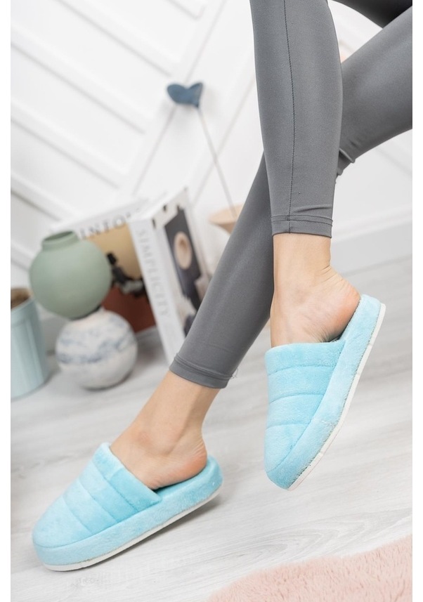 Resim Modafrato Smt-03 Kapalı Kadın Ev Terliği Kışlık Terlik (403985922) 