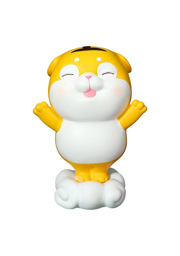 Resim Homyl Çin Tarzı Heykeli Kumbara Para Kutusu Heykelcik Ev Ayakta Orta 