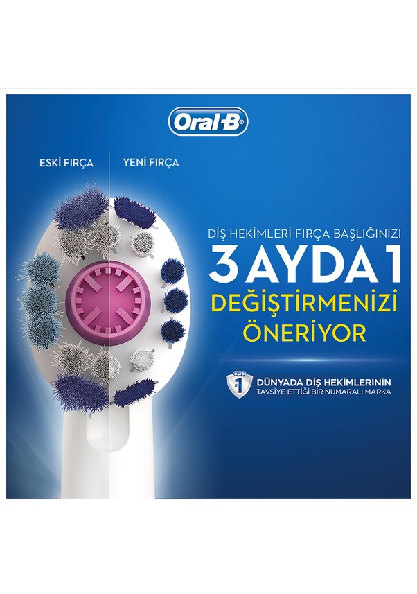 Oral-B Pro 750 CrossAction Elektrikli Diş Fırçası Pembe NQ7903