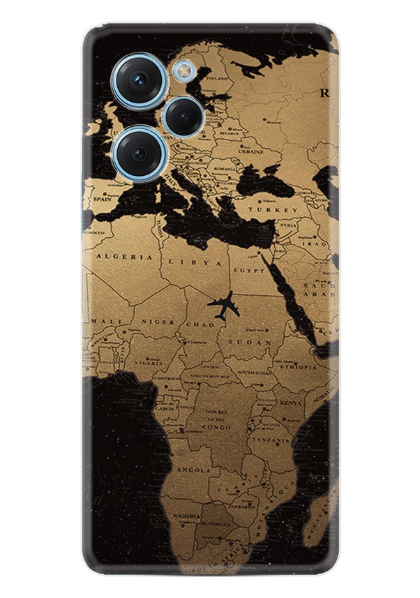 Xiaomi Poco X5 Pro Pro Kılıf Silikon Desen Özel Seri Map Planet 1656 Fiyatları Ve Özellikleri 1291