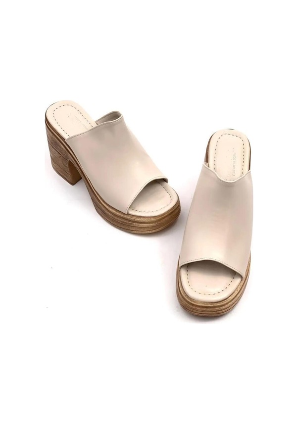 Resim Kadın Rosso Ten Konfor Ortopedik İç Taban Platform Topuk Terlik Ten 