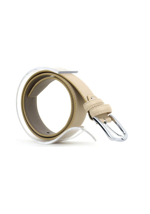 Resim Rakerplus Krem 3 Cm Erkek Çocuk Kemeri 80-100cm Krem 