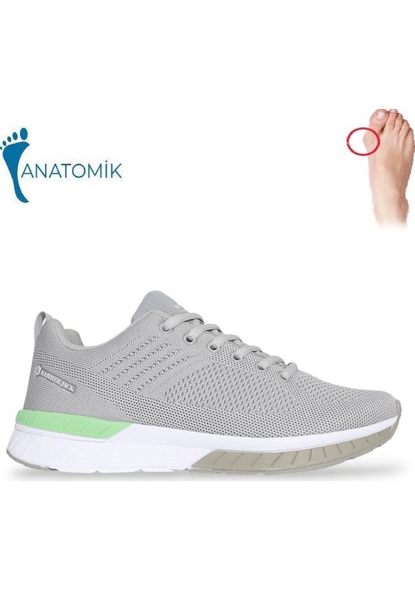 Resim Hammer Jack 1824-manaus Anatomik Tabanlı Unisex Sneakers Ayakkabı Gri Mint Çok Renkli 