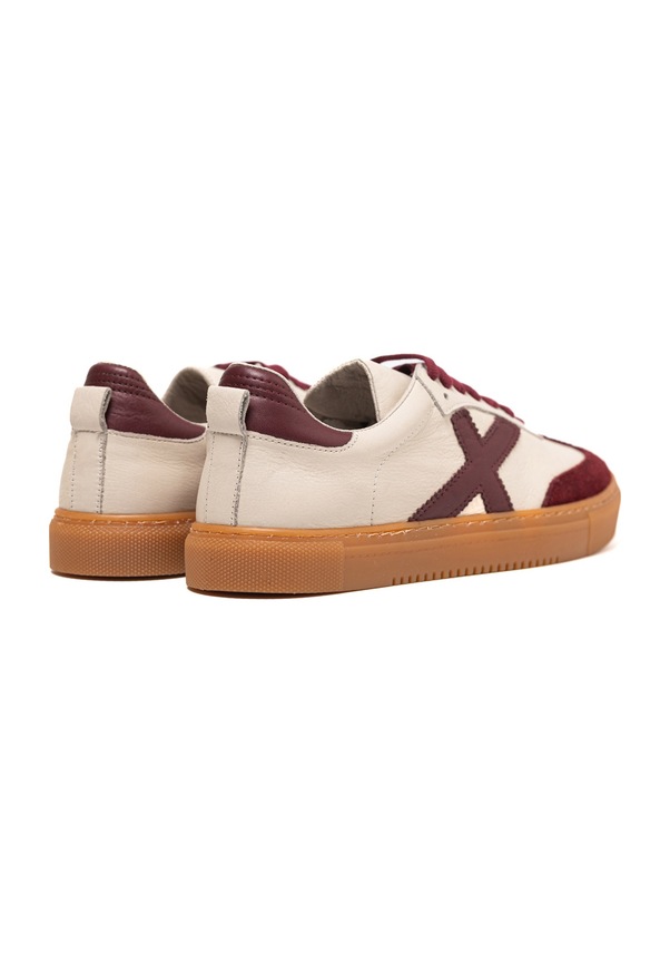 Resim Sneaker Günlük Kadın Mar-25y-192-3030 John May Crema-bordo Bej 