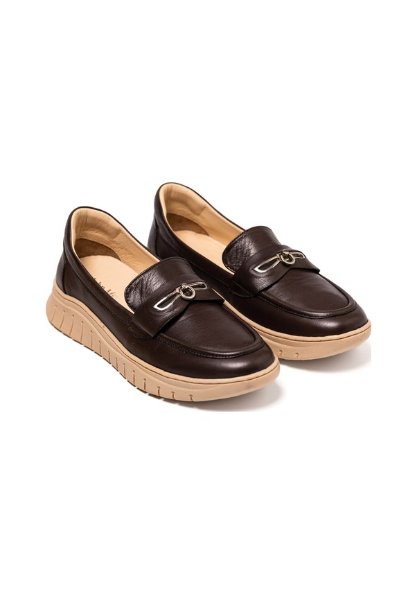 Resim Sneaker Günlük Kadın Mar-25y-192-208 John May Koyu Kahve Kahverengi 