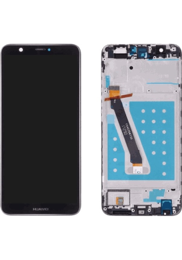 AKABEILA Cover In Pelle Con Portafoglio E Stand Per Huawei P Smart 2018 - Custodia Flip Magnetica Verde Con Fessura Per Carte