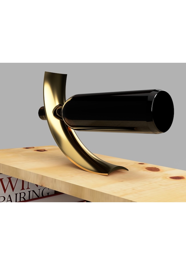 Resim Opencart Dengeli Şarap Tutucu - Düz - Markasız Sadece Plastik Aparattır 