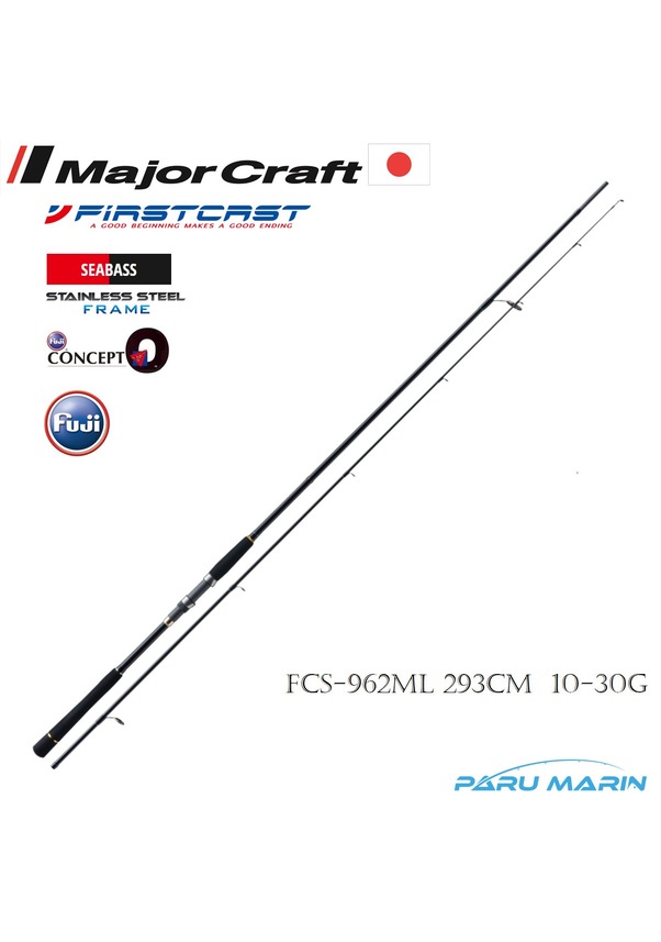Major Craft Firstcast Seabass Spin Kamis Fcs 962ml 293cm 10 30 Gr Fiyatlari Ve Ozellikleri