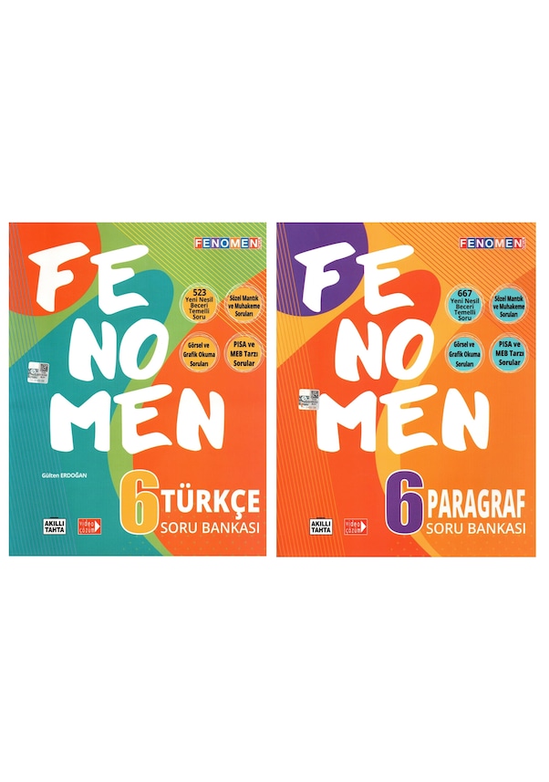 Fenomen 6. Sınıf Türkçe+Paragraf Soru Bankası 2 Kitap Fiyatları Ve ...