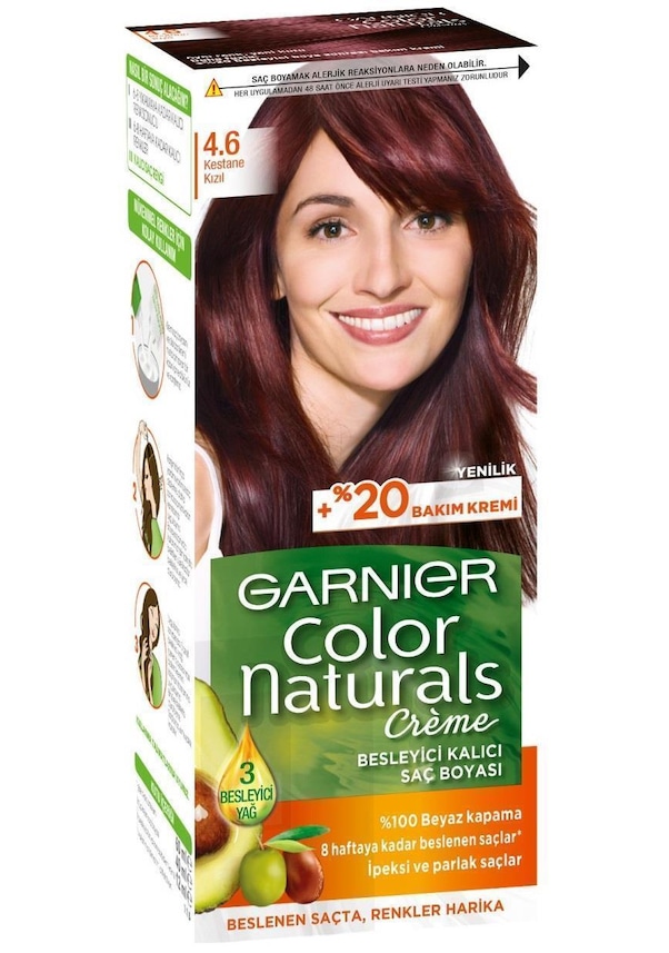 Garnıer Color Naturals Saç Boyası 4.6 Kestane Kızıl Fiyatları ve ...