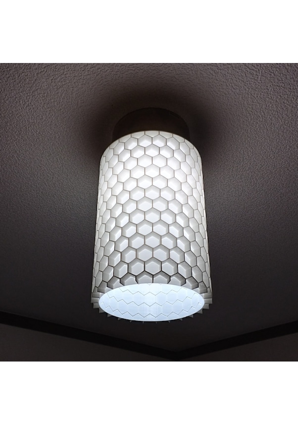 Resim Opencart Petek Abajur Sadece Plastik Aparattır 