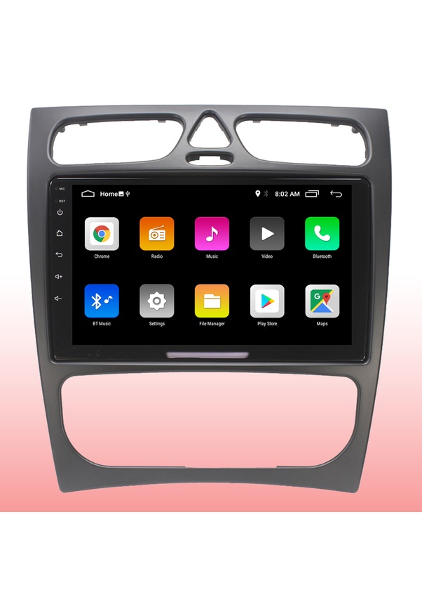 Mercedes W203 Android Carplay Navigasyon Multimedya Ekran 2gb Ram