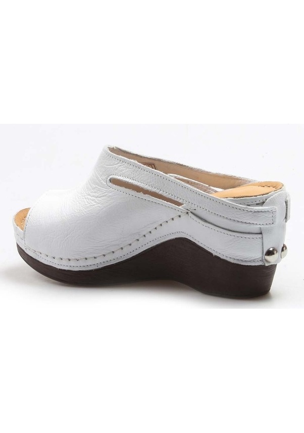 Resim Hakiki Deri Kadın Dolgu Topuk Terlik 972za1001 001 