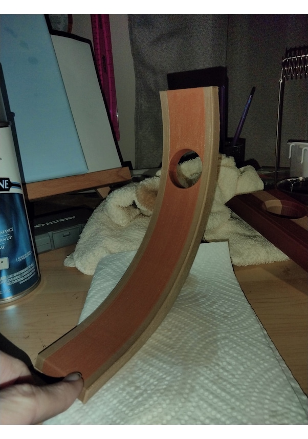 Resim Opencart Kavisli Şarap Şişesi Tutucu Sadece Plastik Aparattır 