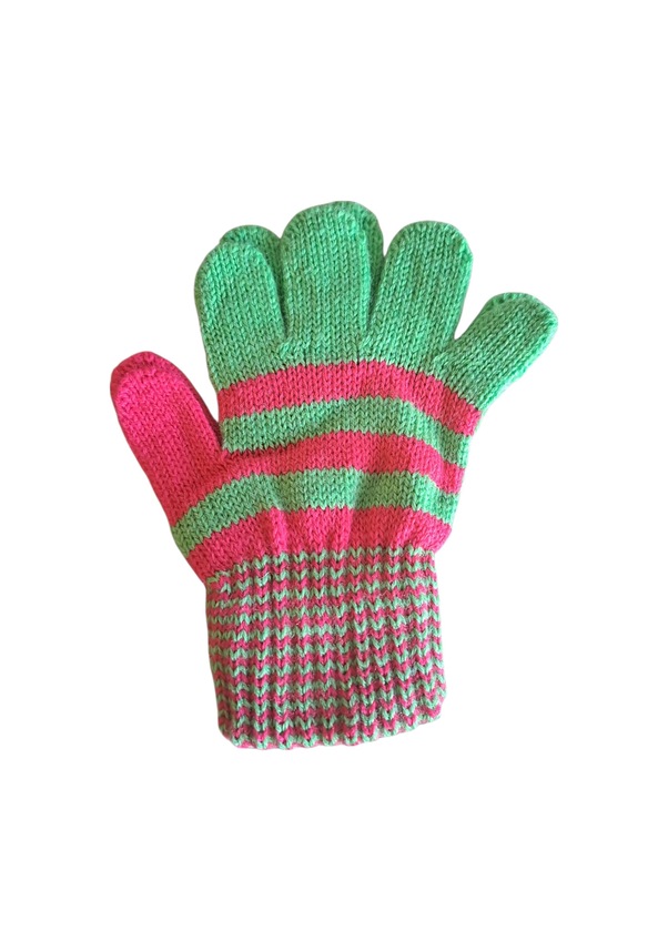 Resim Çocuk Eldiveni Yeşil Bebe Eldiven 1-4 Yaş Yeşil 