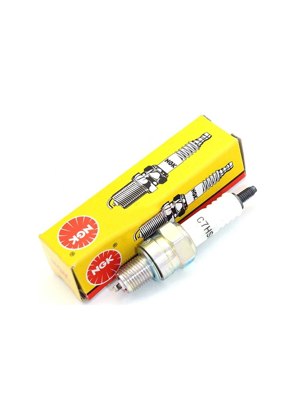 Bougie NGK C7HSA Neuve Pour Scooter Chinois 50cc 4 Temps – Parfaite Pour L'entretien