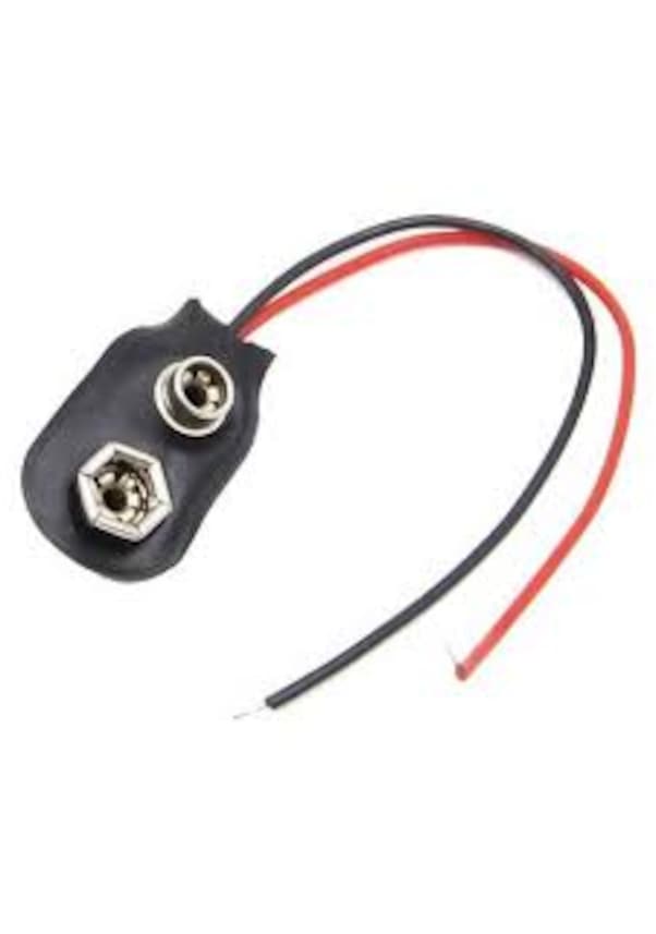 Pil Başlığı-9V Pil Soketi-9V Pil Yuvası 100 Adet