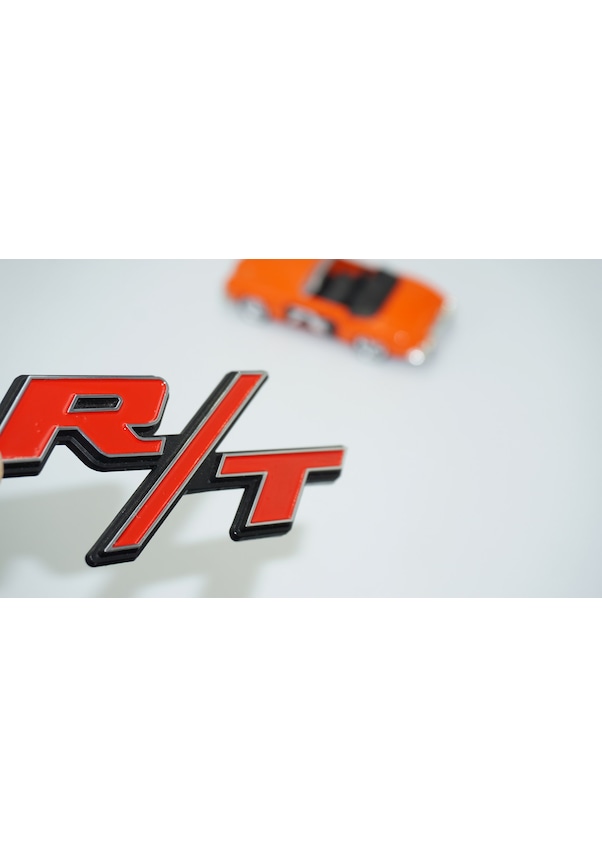 Dk Tuning Dodge Challenger Rt Logo Bagaj 3d Kırmızı Logo Amblem ...