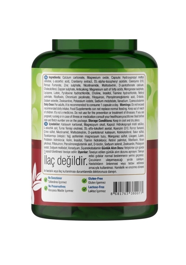 Natures Supreme Multivitamin For Women 60 Kapsül Aromasiz VA8585