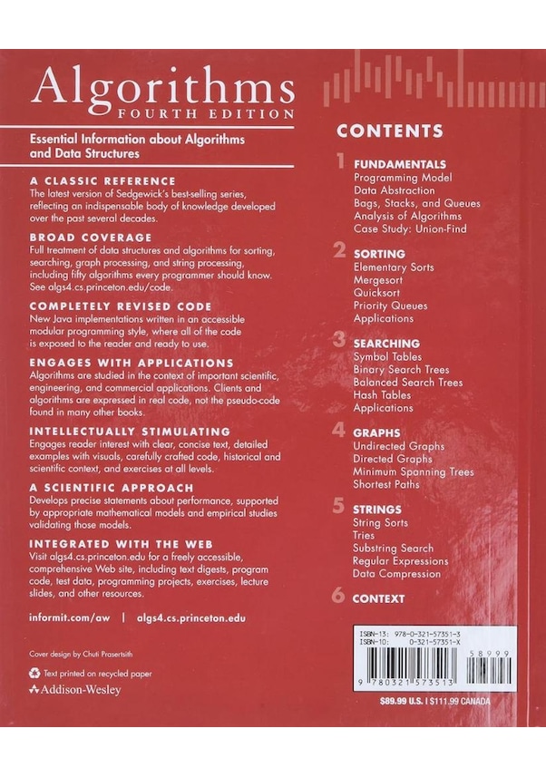 Algorithms 4th Edition Robert Sedgewick&kevin Wayne Fiyatları Ve ...