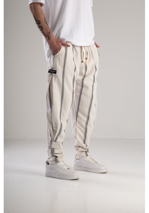 Resim Bol Kalıp Hazar Pantolon Coc2448 Krem 