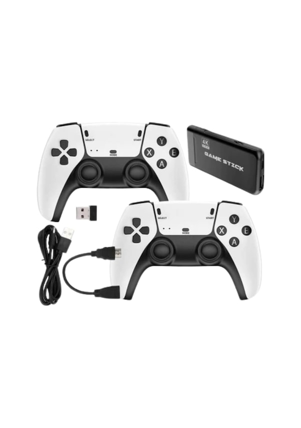 Resim Taşınabilir Retro Oyun Çubuğu Kablosuz Oyun Kolu Seti 