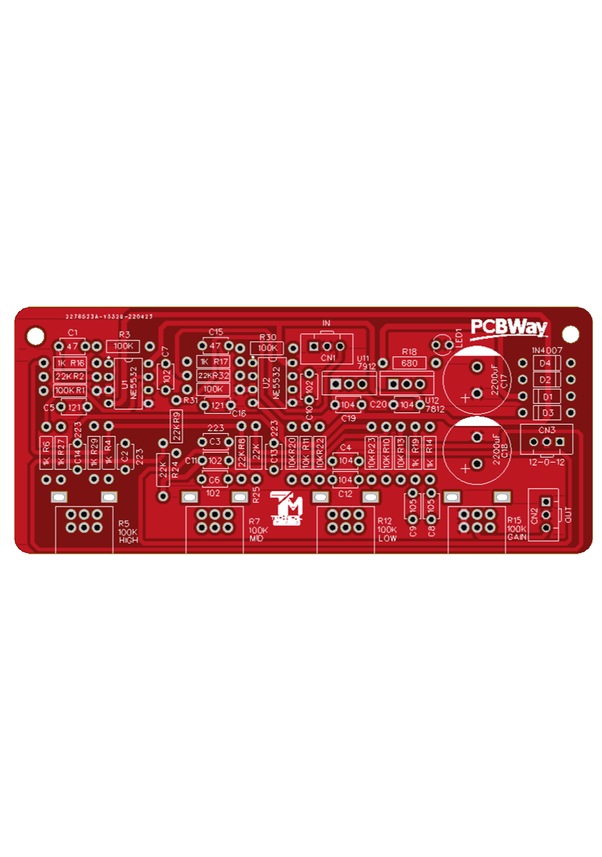 NE5532-TL072-4558D 3 Bant Stereo Ton Kontrol Devresi Fiyatları ve ...