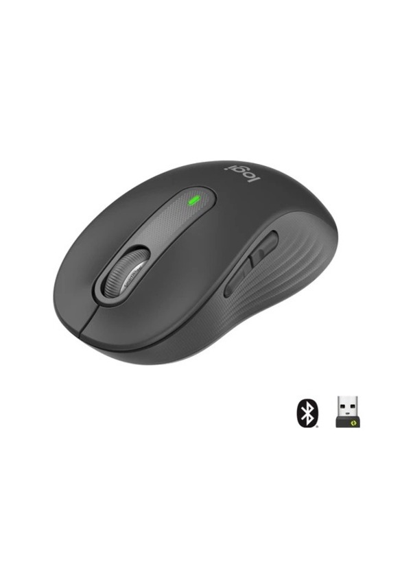 Resim Logitech M650 910-006253 Sıgnature Kablosuz Usb Nano Alıcılı Sağ El Tam Boyutlu Siyah Mouse Optik 